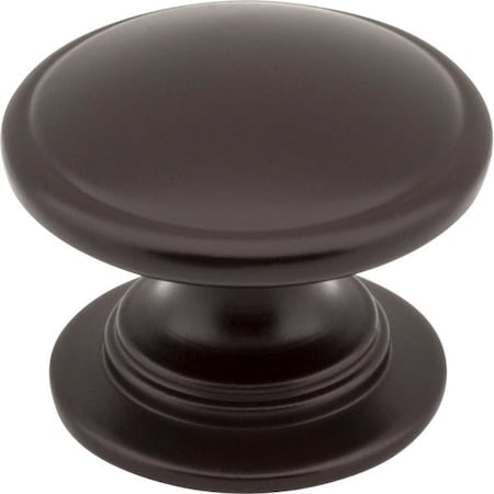 Jeffrey Alexander 1-1/4" Diameter Dark Bronze Durham Cabinet Knob 3980-ORB